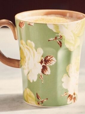 Anthropologie Maeve Chintzware Stoneware Mug NWT